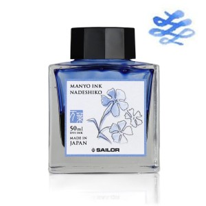 Atrament SAILOR MANYO Nadeshiko 50ml  - niebieski 