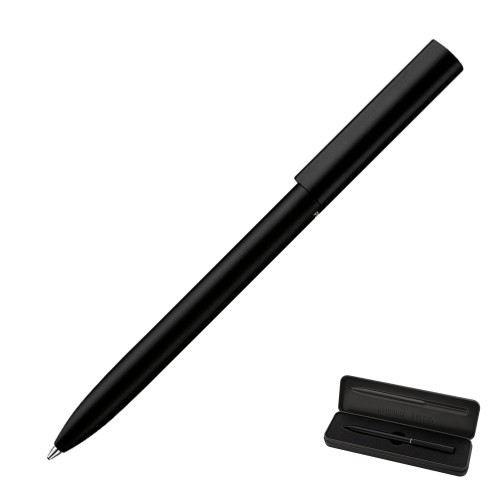 Metalowe etui prezentowe Pelikan Ineo z długopisem w kolorze Black Rock.