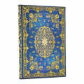 notes-paperblanks-silk-sky-mini-linia-okladka-front-niebieska-ze-zlotym-ornamentem