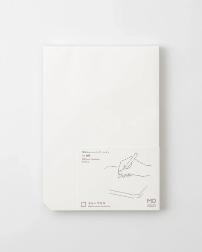 Zestaw MD Paper Pad Cotton A5 z widoczną kartą tytułową