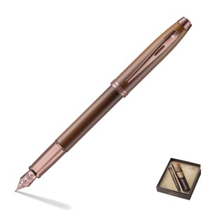 Pióro wieczne SHEAFFER GIFT 100 COFFEE EDITION + skórzane etui