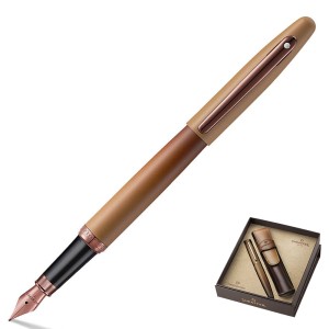 Pióro wieczne SHEAFFER VFM Coffee Edition + skurzane etui