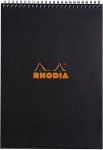 Notes Rhodia Classic A4 Black linia - kołonotatnik