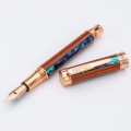 Pióro-wieczne-Conklin-Endura-Abalone-Wood-z-odkręconą-skuwką