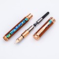 Sekcja-zasilania-i-konwerter-pióra-wiecznego-Conklin-Endura-Abalone-Wood