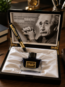Pióro wieczne DUKE Albert Einstein E=mc² z atramentem