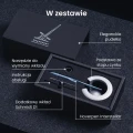 Niebieski długopis Novium Hoverpen Interstellar Neptune Blue w czarnym pudełku prezentowym z akcesoriami