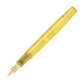 Pióro wieczne Pelikan M200 Golden Pyrite bez skuwki prezentujące pozłacaną stalówkę