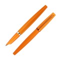 Pióro wieczne Diplomat VIPER Guilloche Orange z giloszowanym korpusem i magnetyczną skuwką