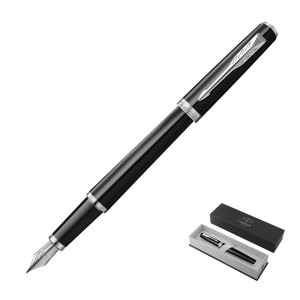 Pióro wieczne PARKER Meridian Glossy Black CT 