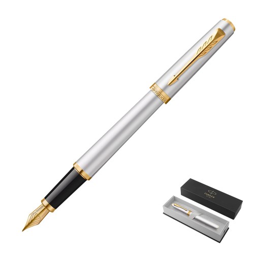 Pióro wieczne Parker Meridian Core Chrom GT w pudełku prezentowym