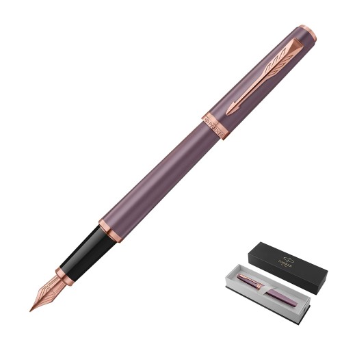Pióro wieczne Parker Meridian Core Purple PGT w pudełku prezentowym