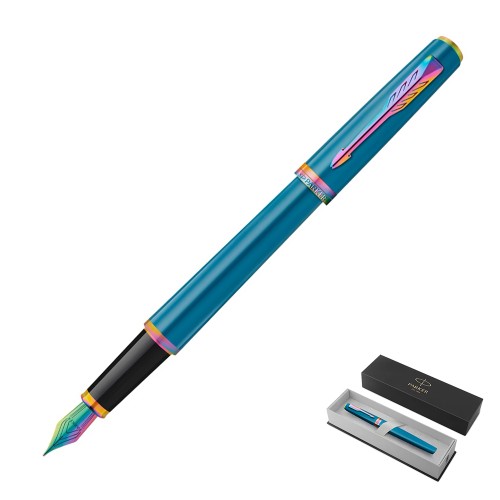 Pióro wieczne Parker Meridian Teal RBT w pudełku prezentowym