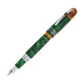 Zielone pióro wieczne Conklin 1898 Spectra Forest Green ze skuwką na tył korpusu