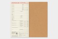 Karta informacyjna Departure Card for Travelers we wkładzie Traveler’s Notebook 2027 Regular