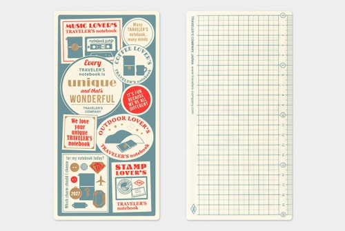 Podkładka do pisania Traveler’s Notebook Regular 2027 Plastic Sheet