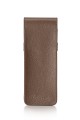 Widok z tylu brazowego etui na 2 piora Sheaffer z tloczonym logo