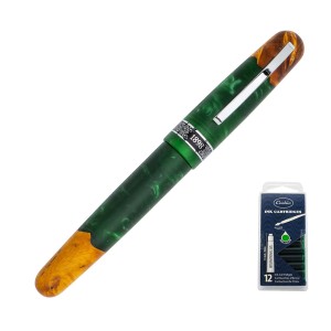 Pióro wieczne CONKLIN 1898 SPECTRA Fusion Green + naboje - Edycja limitowana