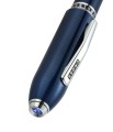 Peerless AT0705-21 _ AT0702-21 Polished Translucent Cobalt Blue Rollerball _ Ballpoint Macro Cap (2).jpg