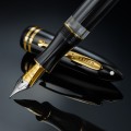 Pioro wieczne Sheaffer Balance III Czarny GT z zakrecana skuwka i pozlacanymi wykonczeniami