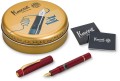 pioro wieczne kaweco piston sport al bordeaux gold zestaw w puszc