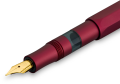 zlocona stalowka i okienko atramentu kaweco piston sport bordeaux