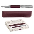 CDCC4799-026 Caran d'Ache pióro wieczne Leman XMAS26 Toile De Jouy z etui, bordo-02.jpg
