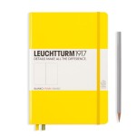 Notes LEUCHTTURM 1917  A5 Medium cytrynowy gładki