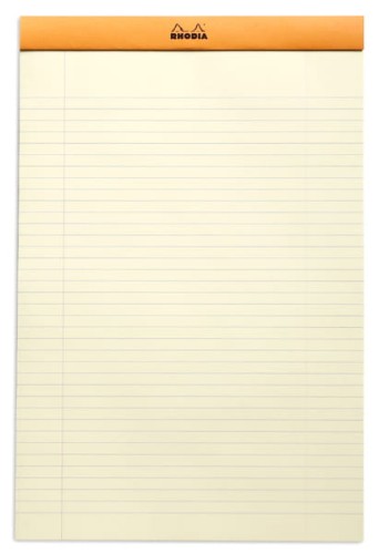  Notes RHODIA nr19 A4+ 21x31,8cm papier żółty 