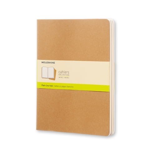 Zeszyt MOLESKINE Cahier Jurnals 3szt XL