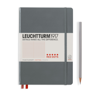 Notes LEUCHTTURM 1917 A5 RED DOT antracyt - edycja limitowana