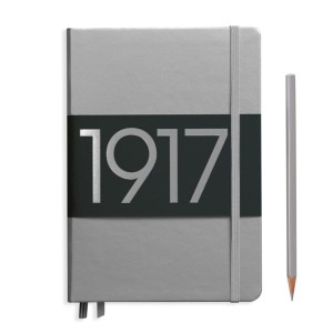 Notes LEUCHTTURM 1917 A5 Medium srebrny gładki- edycja limitowana