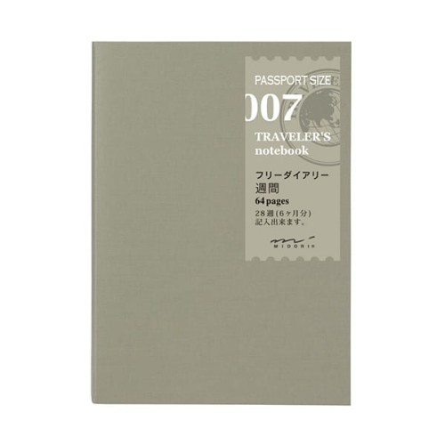 Wkład TRAVELERS Passport wieczny kalendarz 007