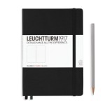 Notes LEUCHTTURM 1917  A5 Medium czarny gładki