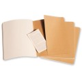 Zeszyt MOLESKINE Cahier Jurnals 3szt XL