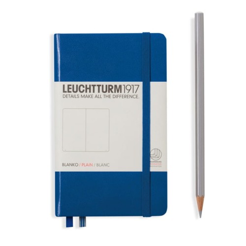 Notes LEUCHTTURM 1917 A6 Pocket błękit królewski gładki