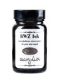 Elegancki szklany flakon atramentu KWZ Ink szary Lux 60 ml – produkt polskiej manufaktury.